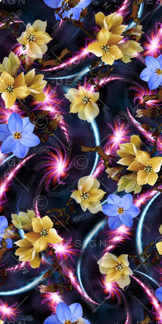 花朵印花华亿平台图片