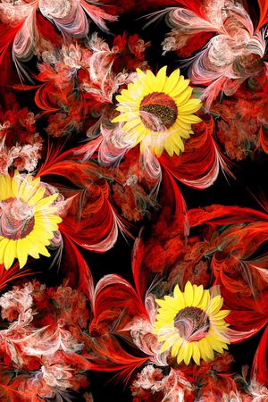 花朵印花华亿平台图片