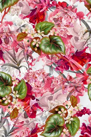 花朵印花华亿平台图片