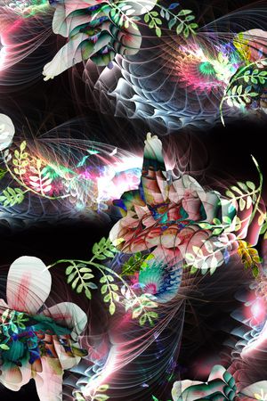 花朵印花华亿平台图片