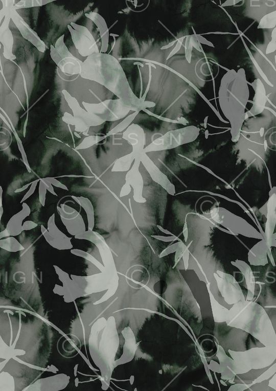 水墨印花华亿平台图片