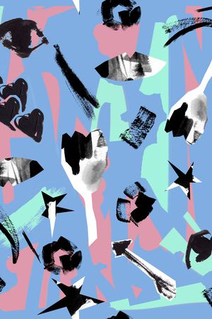 抽象印花华亿平台图片