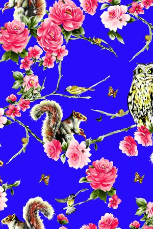 复古印花华亿平台图片