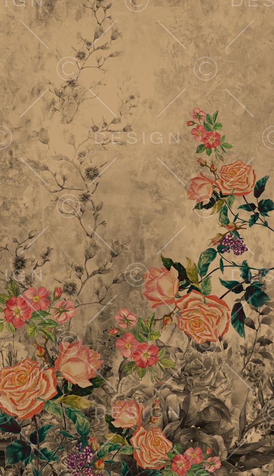 花朵印花华亿平台图片