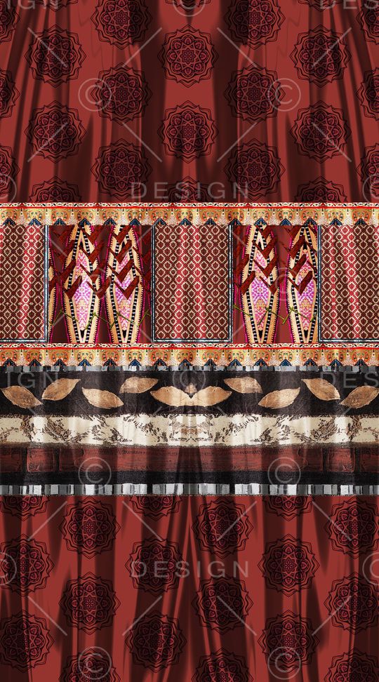 中国风印花华亿平台图片