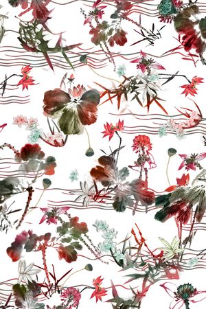 中国风印花华亿平台图片