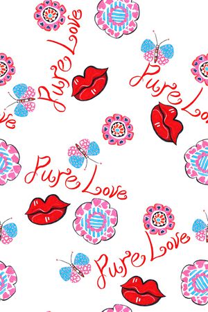 红唇印花华亿平台图片