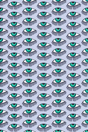 眼睛印花华亿平台图片