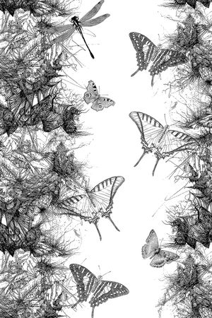 抽象纹理印花华亿平台图片