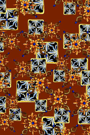 巴洛克印花华亿平台图片