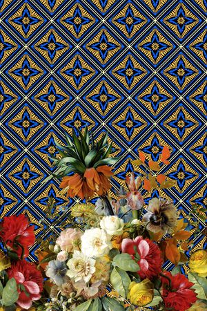 格子印花华亿平台图片