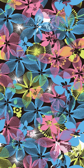 创意抽象拼接印花华亿平台图片