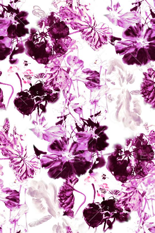 国画花印花华亿平台图片