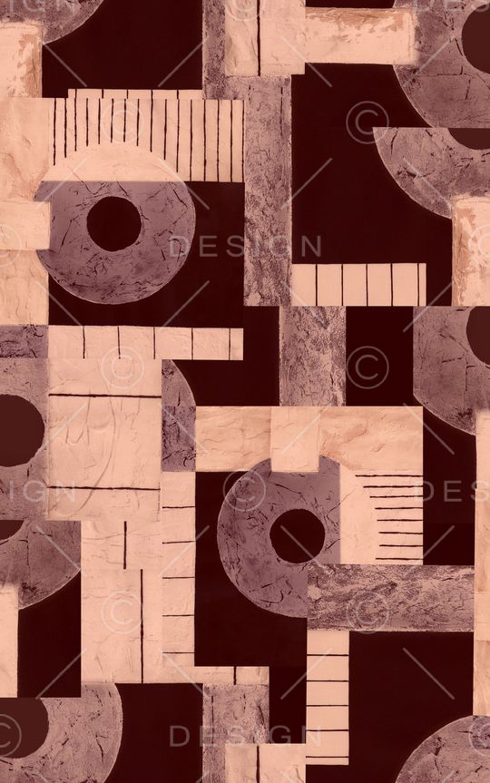 不规则几何印花华亿平台图片