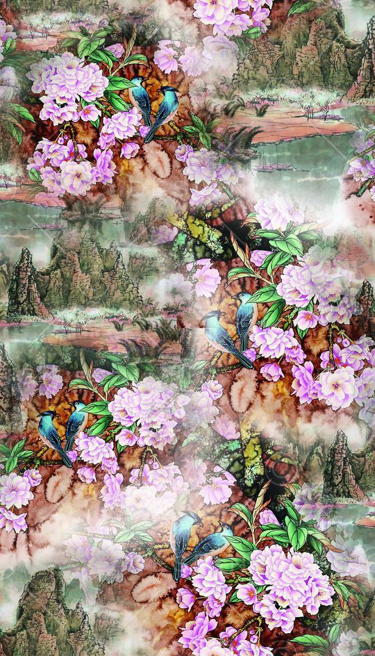 山水印花华亿平台图片