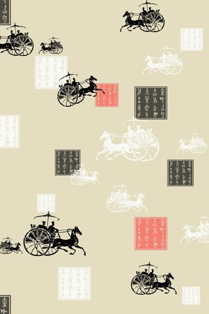 兵马俑印花华亿平台图片