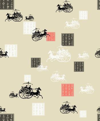 兵马俑印花华亿平台图片