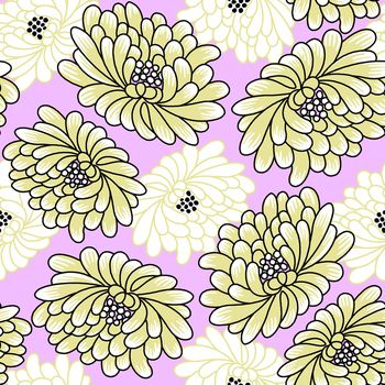 菊花印花华亿平台图片