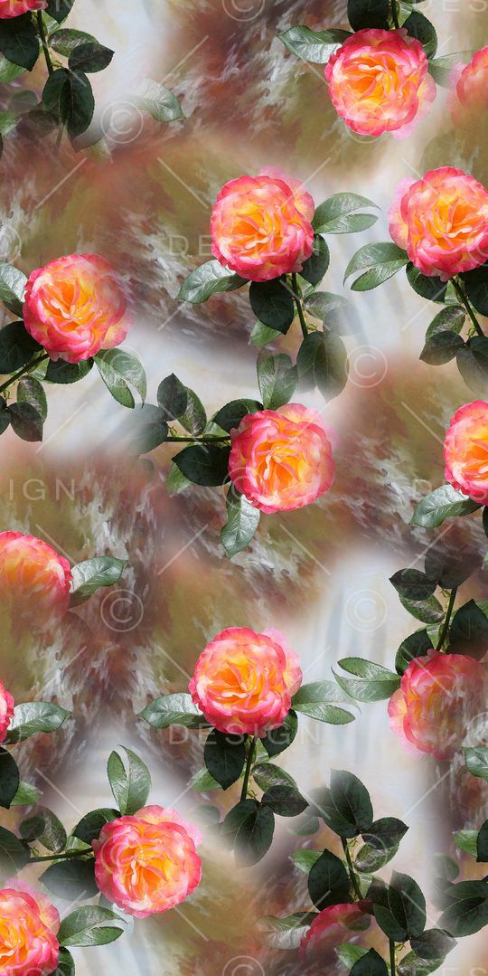 玫瑰印花华亿平台图片