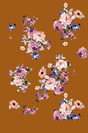 手绘印花华亿平台图片