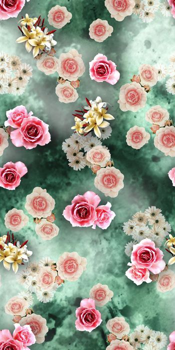 玫瑰印花华亿平台图片