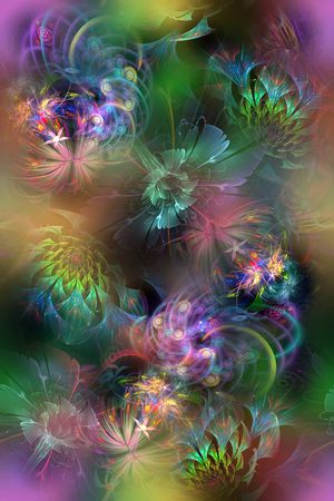 抽象印花华亿平台图片