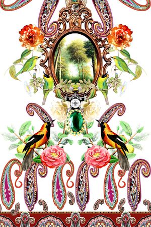 时尚印花华亿平台图片