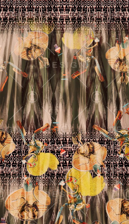 民族风印花华亿平台图片