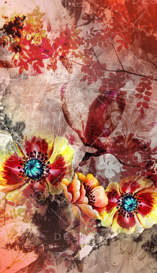 乱花印花华亿平台图片