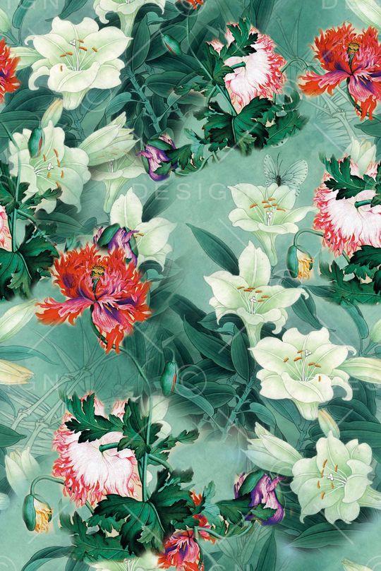 花朵印花华亿平台图片