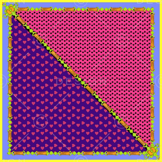 方巾印花华亿平台图片