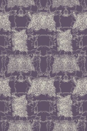 手绘线条笔触印花华亿平台图片