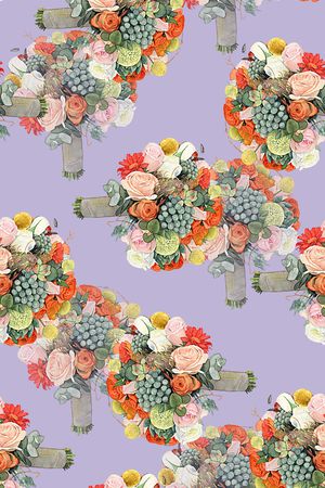 春夏清爽雪纺真丝棉丝巾布料泳装民族风印花印花华亿平台图片