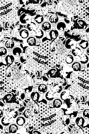 抽象纹理印花华亿平台图片