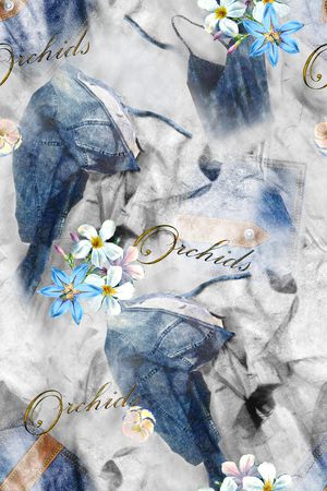 休闲印花华亿平台图片