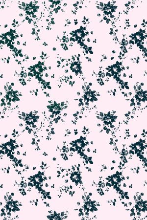 小碎花印花华亿平台图片