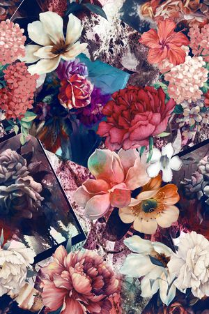 抽象印花华亿平台图片