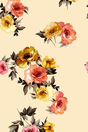 牡丹印花华亿平台图片