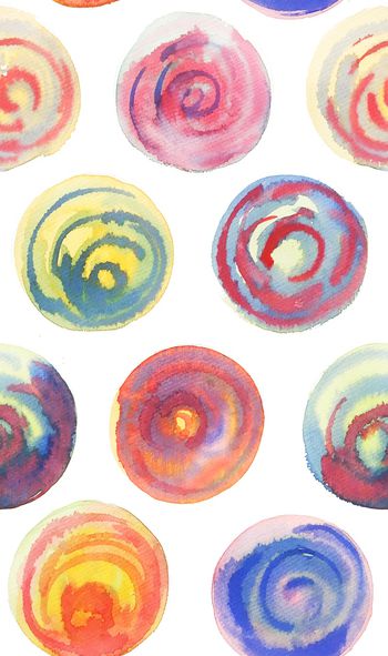 圆形印花华亿平台图片