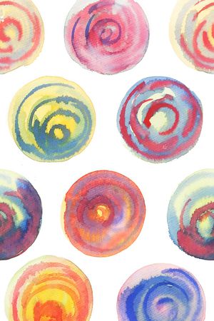 圆形印花华亿平台图片