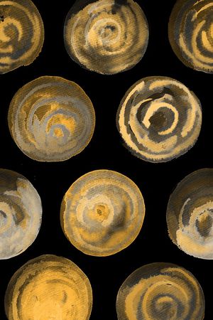 圆形印花华亿平台图片