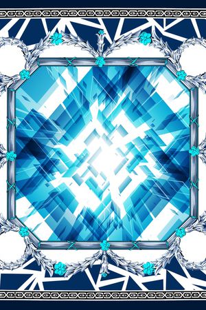 三角形印花华亿平台图片