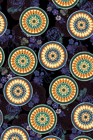 清新印花华亿平台图片