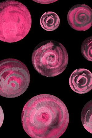 圆形印花华亿平台图片