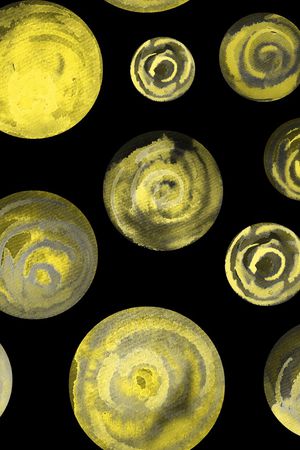 圆形印花华亿平台图片