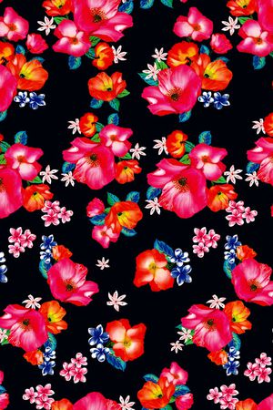 牡丹印花华亿平台图片