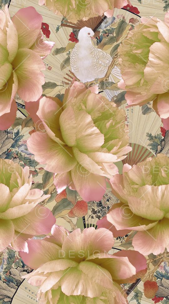 创意服装面料印花华亿平台图片