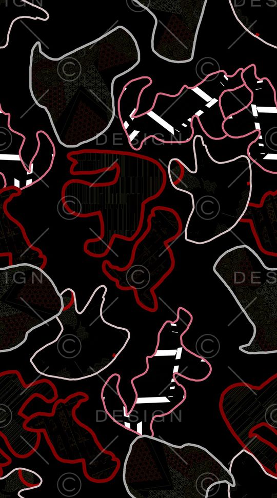 创意服装面料印花华亿平台图片