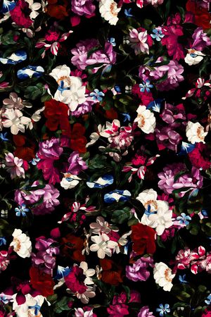 牡丹印花华亿平台图片