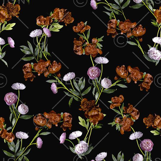 花朵印花华亿平台图片